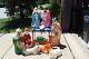 10 Pcs. Blowmold Nativity Set Light Up Outdoor Plastic Xmas Yard Lawn Holiday