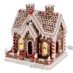 11 Lighted Gingerbread House Christmas Decor 3719150 NEW WOW! Raz Imports