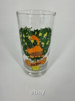 12 Days of Christmas Glasses Complete Set of 12 Vintage Holiday Glasses