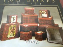 12 Days of Christmas Nesting Boxes Set of 12 Barrington Studios Judy Hand