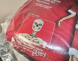 12 ft Skelly Santa Outfit Kit Home Accents Holiday Home Depot Halloween 2024 NEW