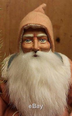 12 inch Antique style Kathy Patterson santa Belsnickel Christmas candy container