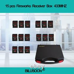 15 PCS 4 cues receiver box 433MHZ for fireworks firing system