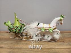 15 Patience Brewster Krinkles Christmas One Horse Open Sleigh Figure Dept 56