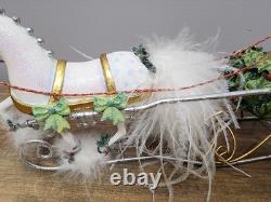 15 Patience Brewster Krinkles Christmas One Horse Open Sleigh Figure Dept 56