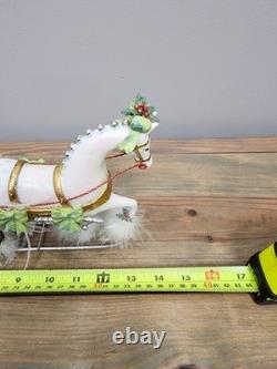 15 Patience Brewster Krinkles Christmas One Horse Open Sleigh Figure Dept 56