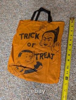 15 Vintage 60-70s Halloween Trick Or Treat Candy Bag Lot, Witches, Cats, Ghosts
