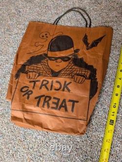 15 Vintage 60-70s Halloween Trick Or Treat Candy Bag Lot, Witches, Cats, Ghosts