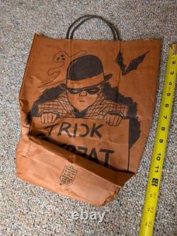 15 Vintage 60-70s Halloween Trick Or Treat Candy Bag Lot, Witches, Cats, Ghosts