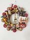 16.5 Vintage New Year's Wreath, Johanna Parker New Year's Snowman Design, Mcm