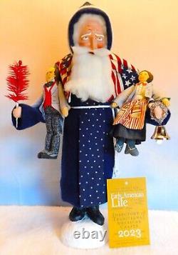 18 SANTA candy container on snowballGerman-style faceOOAK Jean Littlejohn