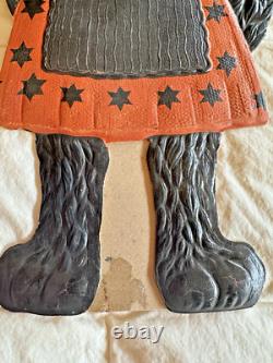 1920s Astrological Magic Cats Die Cut Heavily Embossed Halloween Couple 1920s Astrological Magic Cats Die Cut Heavily Embossed Halloween Couple