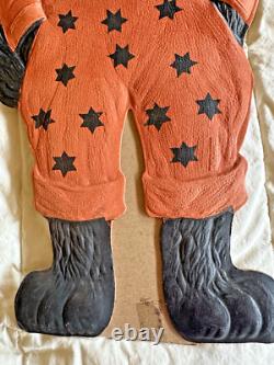 1920s Astrological Magic Cats Die Cut Heavily Embossed Halloween Couple 1920s Astrological Magic Cats Die Cut Heavily Embossed Halloween Couple