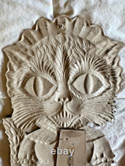 1920s Astrological Magic Cats Die Cut Heavily Embossed Halloween Couple 1920s Astrological Magic Cats Die Cut Heavily Embossed Halloween Couple