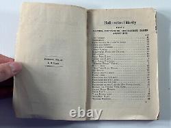 1924 L. M. Paine Halloween Hilarity Party Book by Marie Irish music bogie