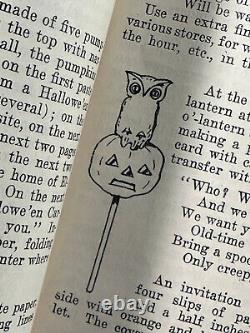 1924 L. M. Paine Halloween Hilarity Party Book by Marie Irish music bogie