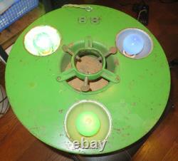1926 BELMONT TREELITER with3 Bulbs Light-Up Christmas Tree Stand, All Orig -WORKS