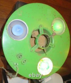 1926 BELMONT TREELITER with3 Bulbs Light-Up Christmas Tree Stand, All Orig -WORKS