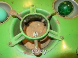 1926 BELMONT TREELITER with3 Bulbs Light-Up Christmas Tree Stand, All Orig -WORKS