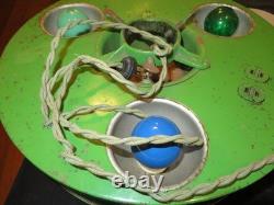 1926 BELMONT TREELITER with3 Bulbs Light-Up Christmas Tree Stand, All Orig -WORKS