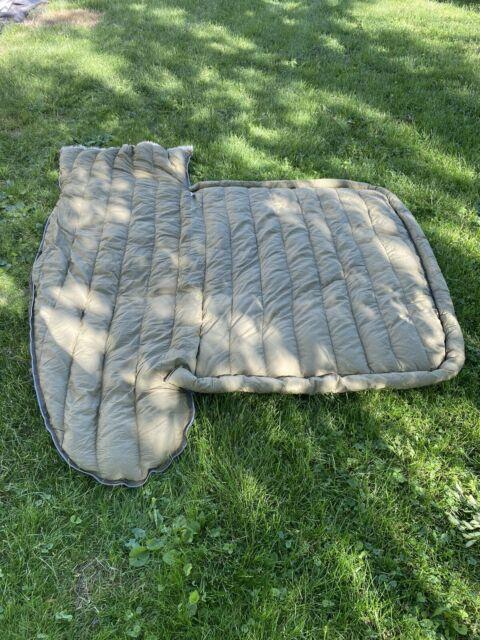 1953 Us Military Casualty Down Filled Sleeping Bag Fur Lined Free Bag