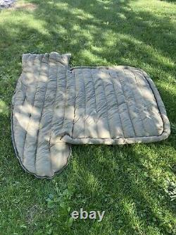 1953 US Military Casualty Down Filled Sleeping Bag Fur lined free bag