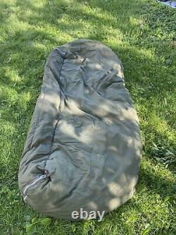 1953 US Military Casualty Down Filled Sleeping Bag Fur lined free bag