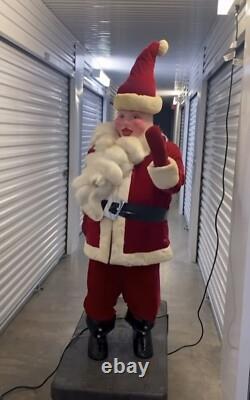 1961 Animated 5 1/2 ft Harold Gale Store Display Santa Vintage MCM Mid Century