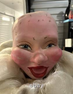 1961 Animated 5 1/2 ft Harold Gale Store Display Santa Vintage MCM Mid Century