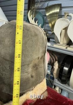 1961 Animated 5 1/2 ft Harold Gale Store Display Santa Vintage MCM Mid Century
