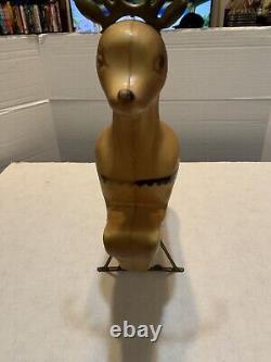 1962 MCM /Union 20 injection molded reindeer with original stand and antlers