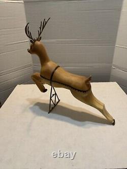 1962 MCM /Union 20 injection molded reindeer with original stand and antlers