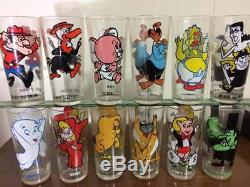 1973 Vintage Pepsi Collector Glasses Looney Tunes Set of 41 Looney Toones