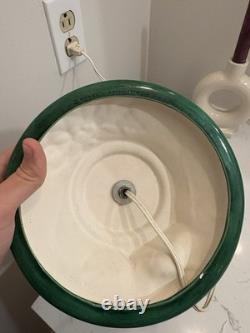 1975 Vintage Ceramic Christmas Tree Lighted with Base 16.5 Inches Tall