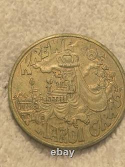 1982 Krewe of Krewes Kichi Tabashi Japan Grand Marshal Mardi Gras Medal Heavy