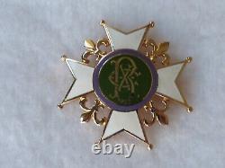 1982 Rex Mardi Gras Ladies Fleur De Lis Ducal Pin By Tiffany & Co. In Orig. Box