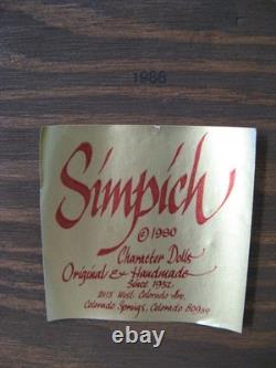1986 Simpich Character Doll Shop Plaque Make a Joyful Noise EXTREMELY RARE