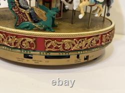 1990s Mr Christmas Holiday Around The Carousel Musical Animated Electric