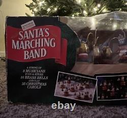 1991 MR. CHRISTMAS Holiday Santa's Marching Band 16 Bells 35 Songs Beautiful