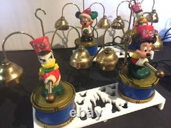1991 Mr. Christmas Mickey's Marching Band with Custom Made Stands