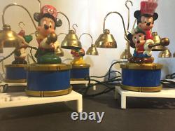 1991 Mr. Christmas Mickey's Marching Band with Custom Made Stands