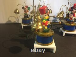 1991 Mr. Christmas Mickey's Marching Band with Custom Made Stands