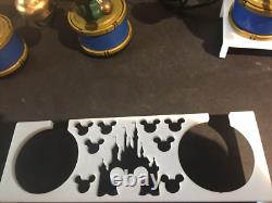 1991 Mr. Christmas Mickey's Marching Band with Custom Made Stands