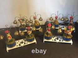 1991 Mr. Christmas Mickey's Marching Band with Custom Made Stands