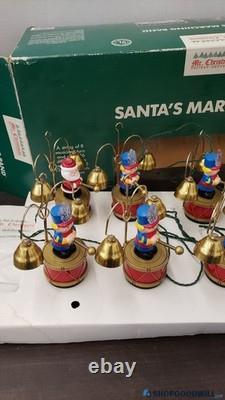 1991 Mr Christmas Santa's Marching Band Musical Bells 35 Carols First Edition