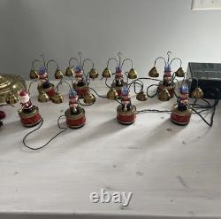 1991 Mr Christmas Santa's Marching Band Musical Bells 35 Carols VTG Tested