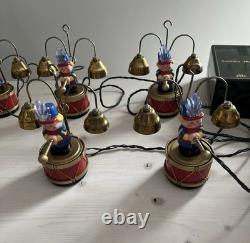1991 Mr Christmas Santa's Marching Band Musical Bells 35 Carols VTG Tested