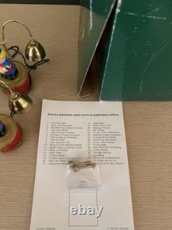 1991 Mr Christmas Santa's Marching Band Musical Bells 35 Carols VTG Tested