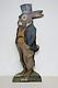 1992 Distringuished Rabbit Painted On Wood By J. Buller Signed 28 Tall