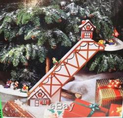 1992 Mr Christmas SANTA'S SKI SLOPE Ski Lift for Christmas Tree COMPLETE Tested